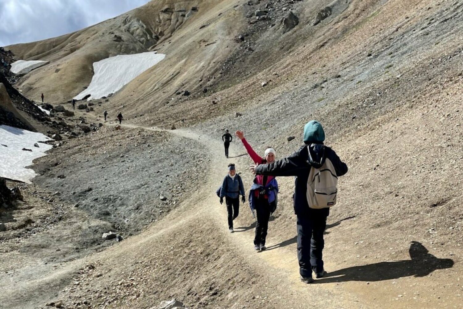 Marche en conscience en Islande