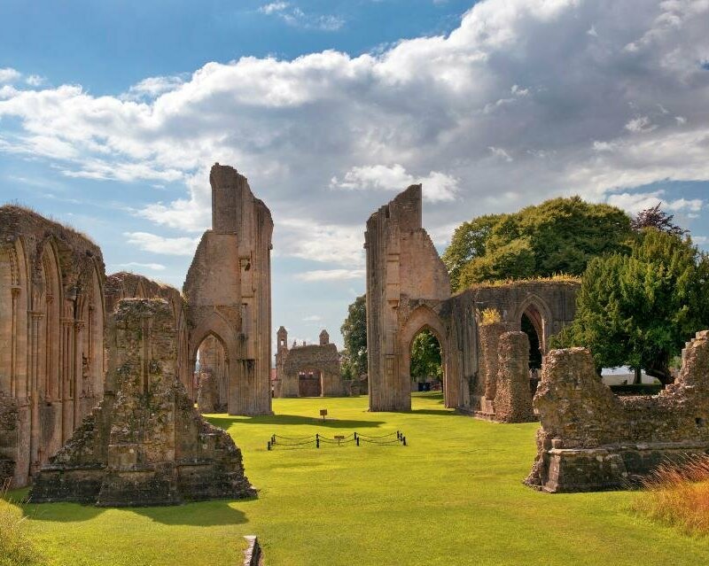 Abbaye de Glastonbury en Angleterre