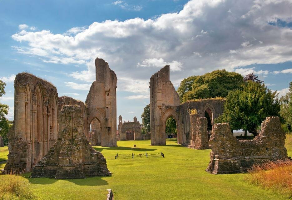 Abbaye de Glastonbury en Angleterre
