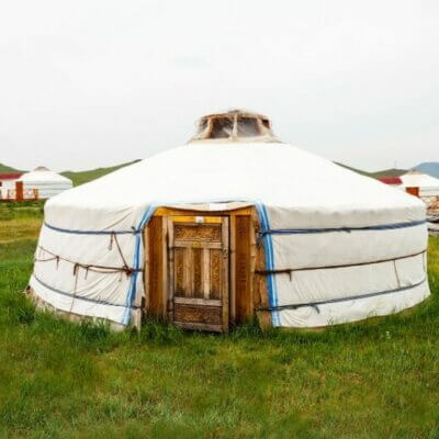 Camp de Yourtes en Mongolie