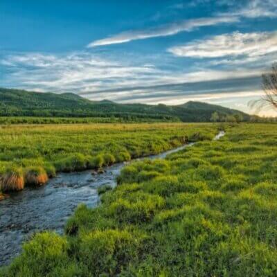 Rivière en Mongolie