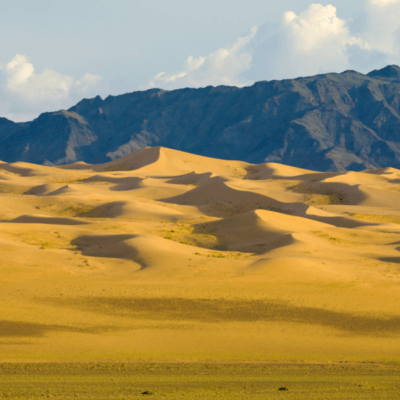 Les Dunes de Kongor Els en Mongolie